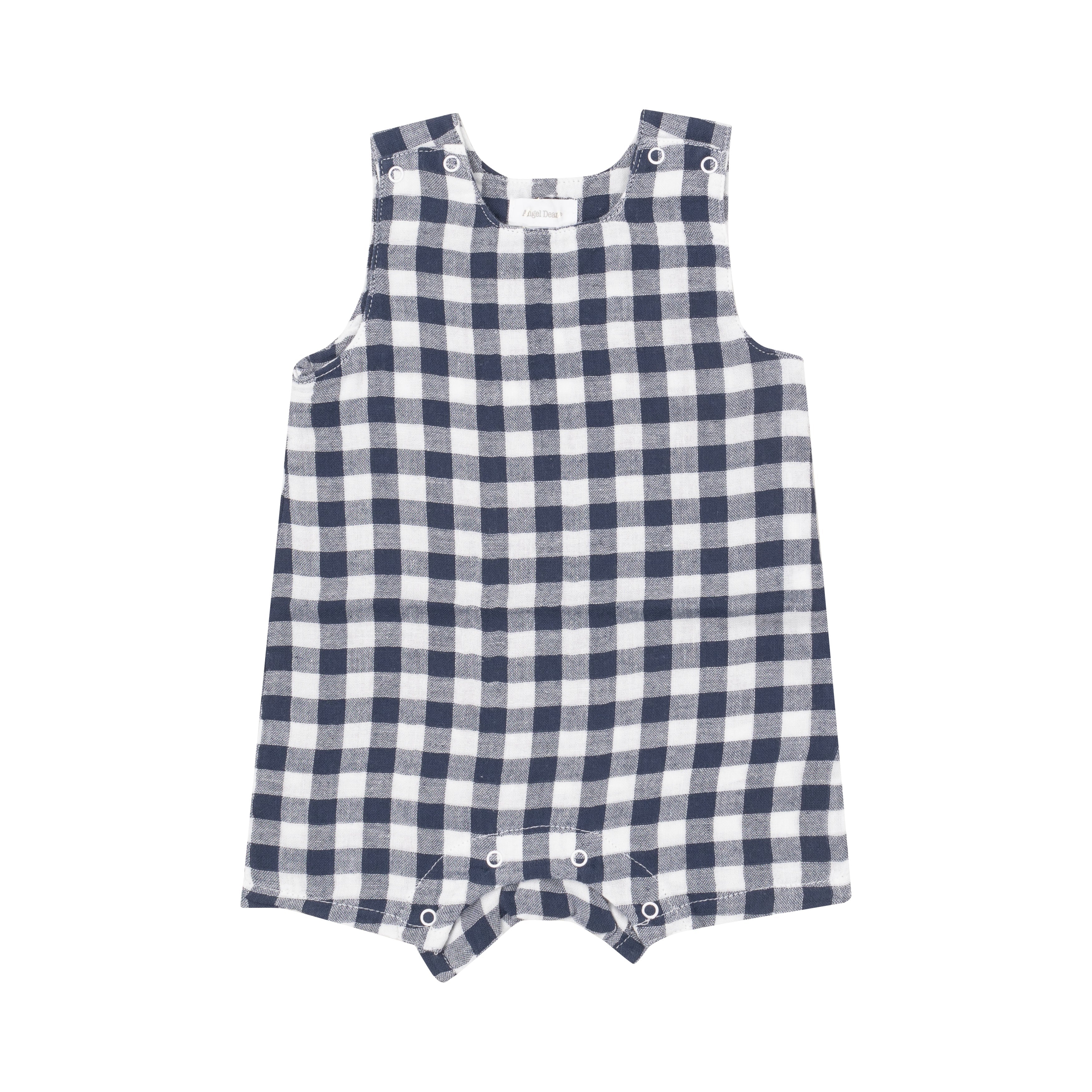 Sleeveless Jon Jon - Gingham Navy