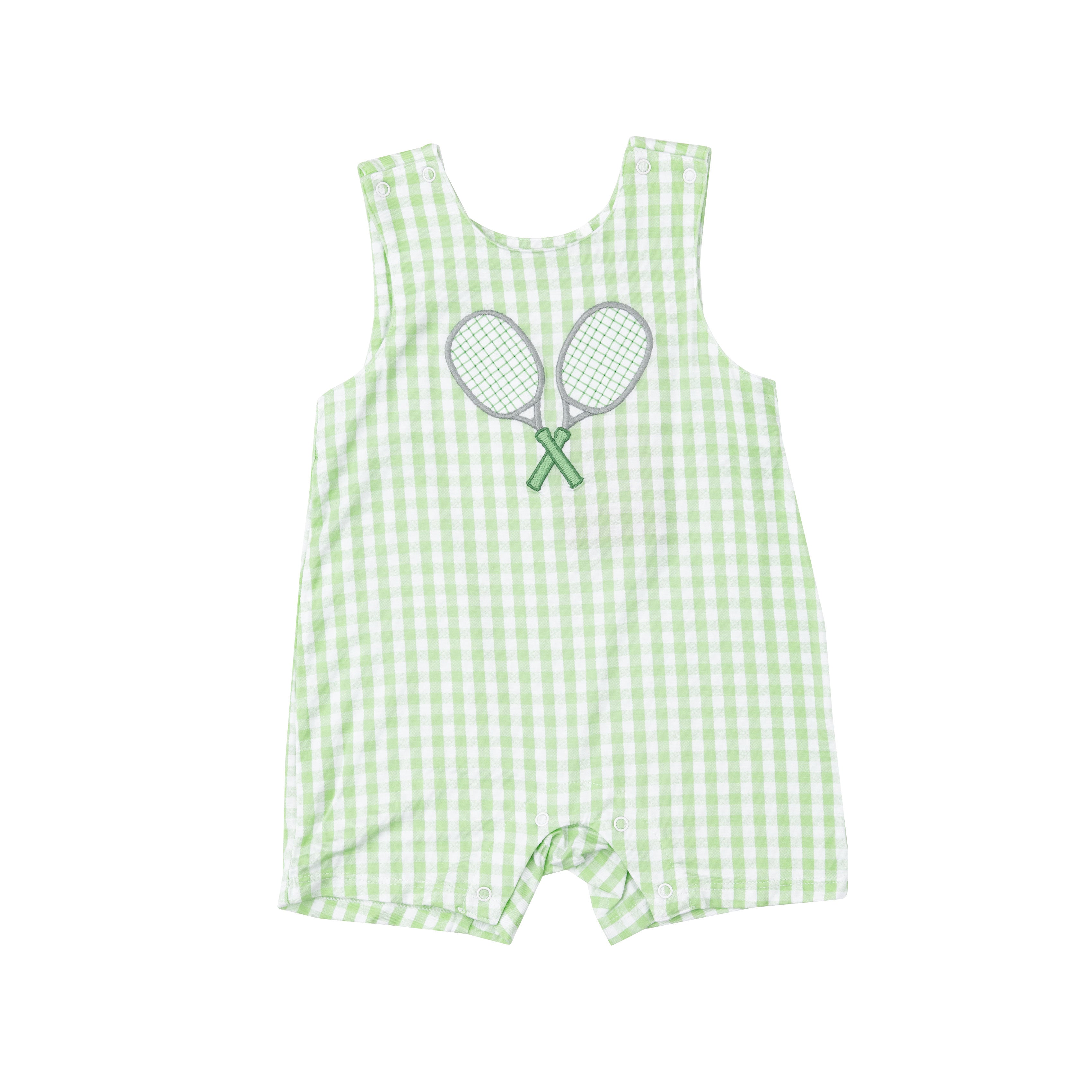 Sleeveless Jon Jon - Mini Gingham Green