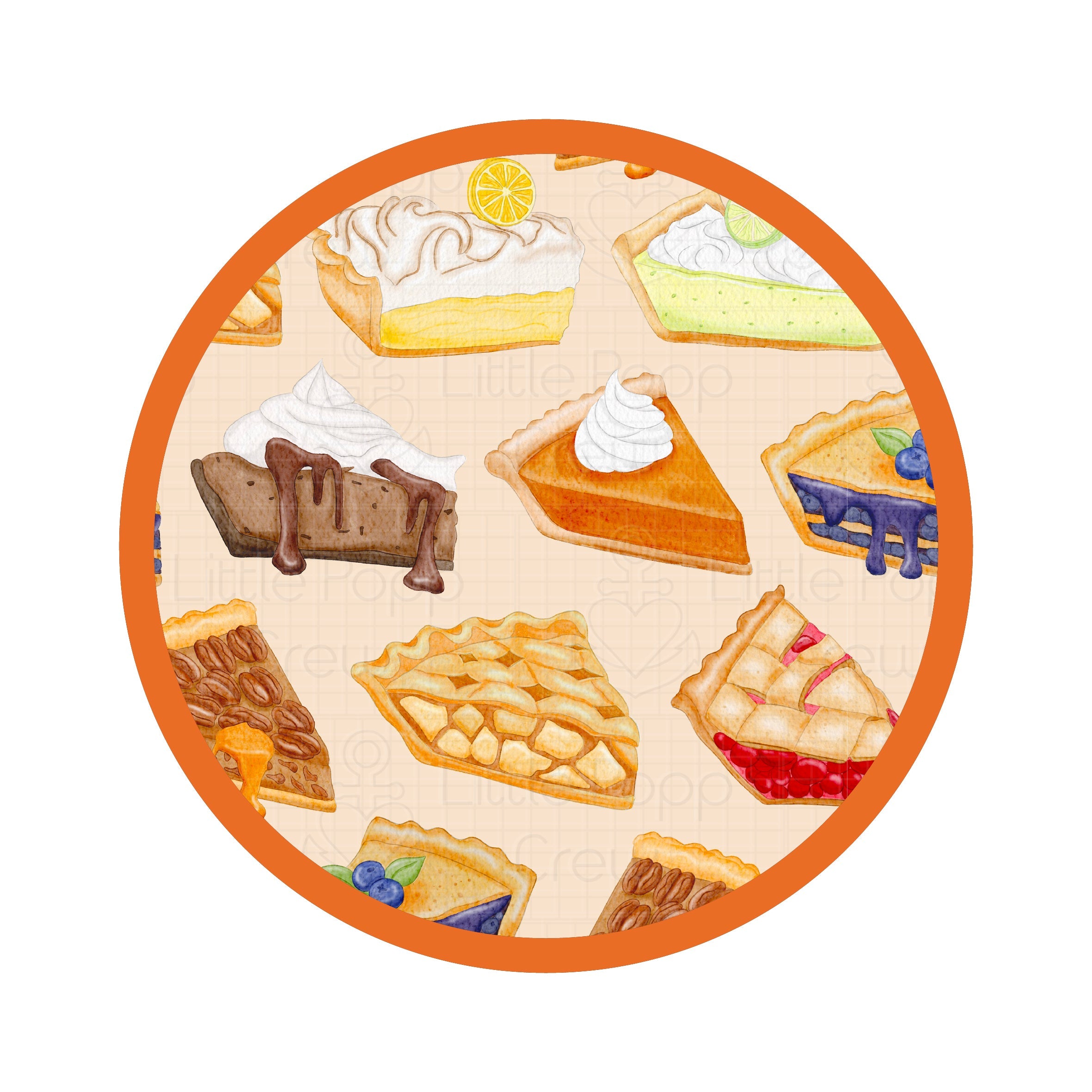 Slice Of Pie | Bamboo Scrunchie