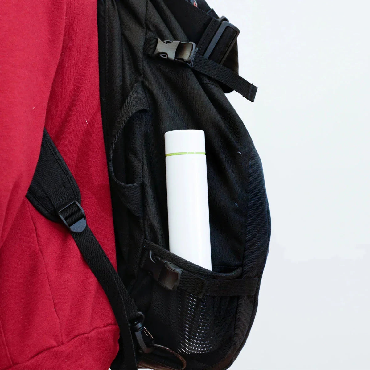 Slim White Bottle Water Coffee Thermos