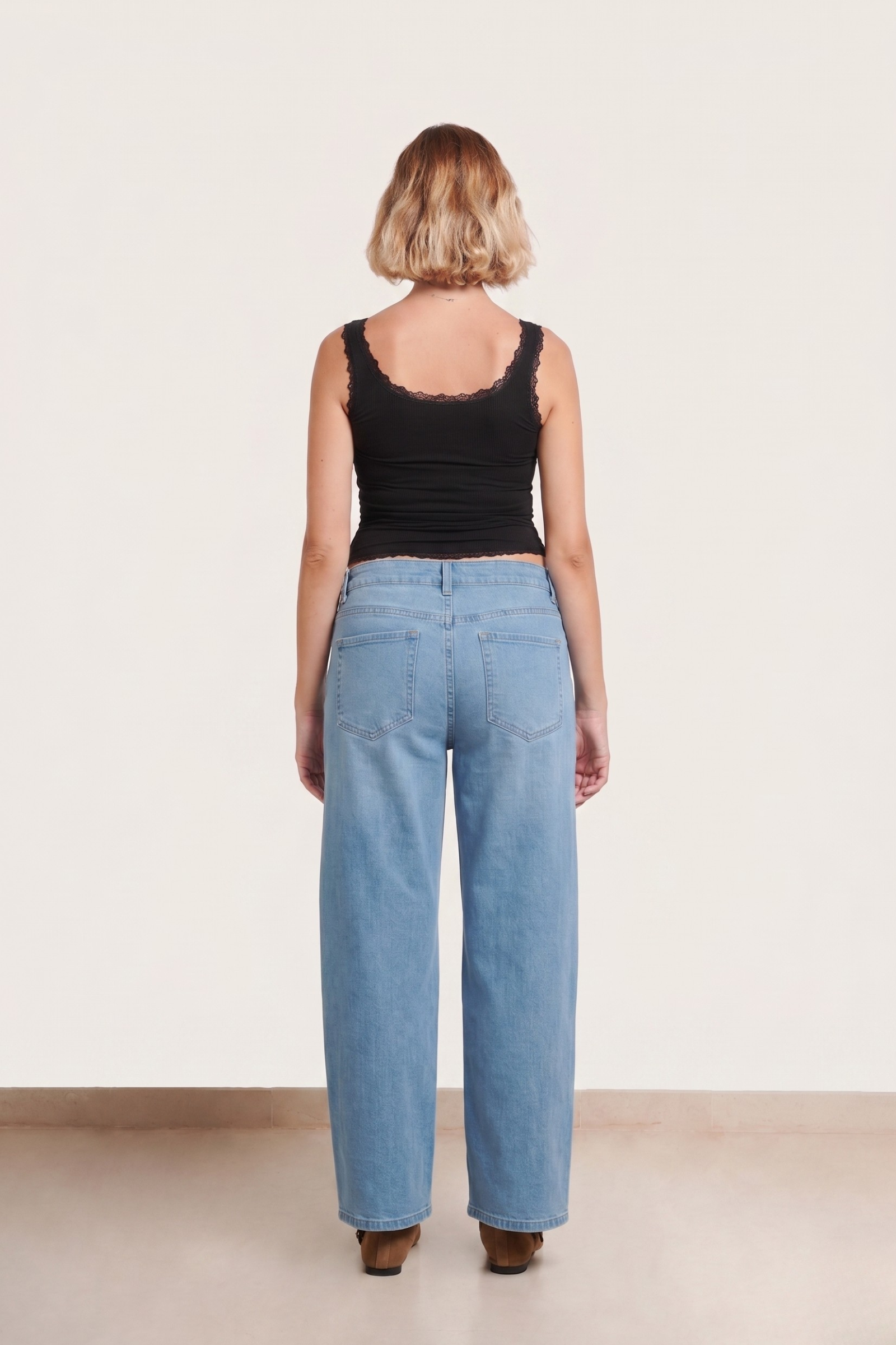 Slouch Under The Belly Denim