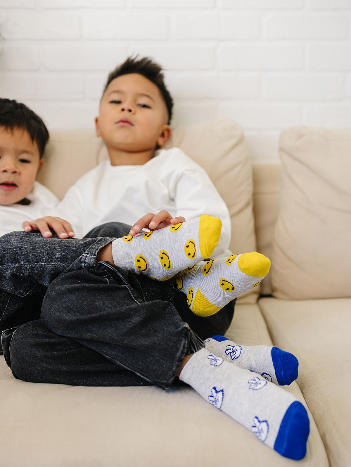 Smiley/peace Socks 2 Pack