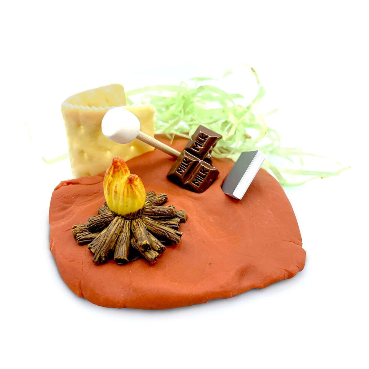 S'mores Fun, Playdough Jar