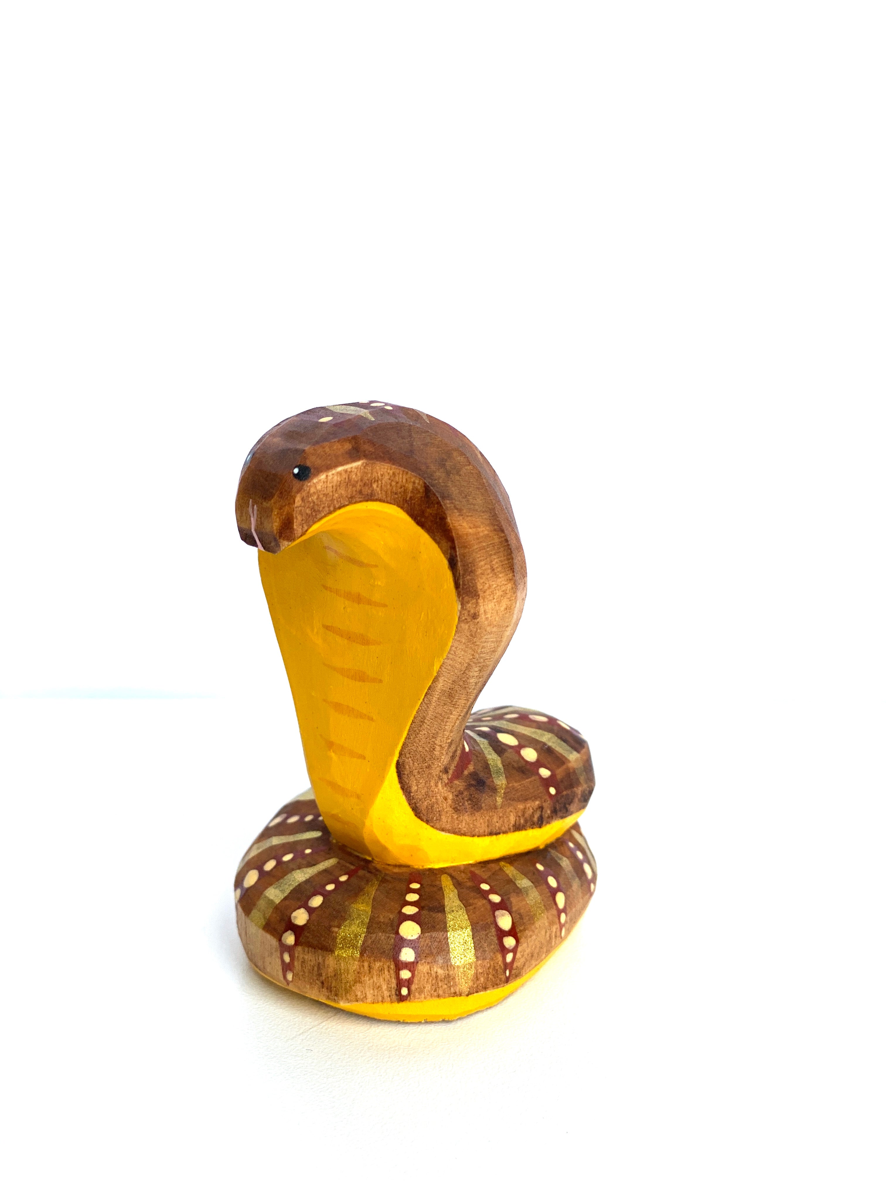 Wood Snake Cobra Toy