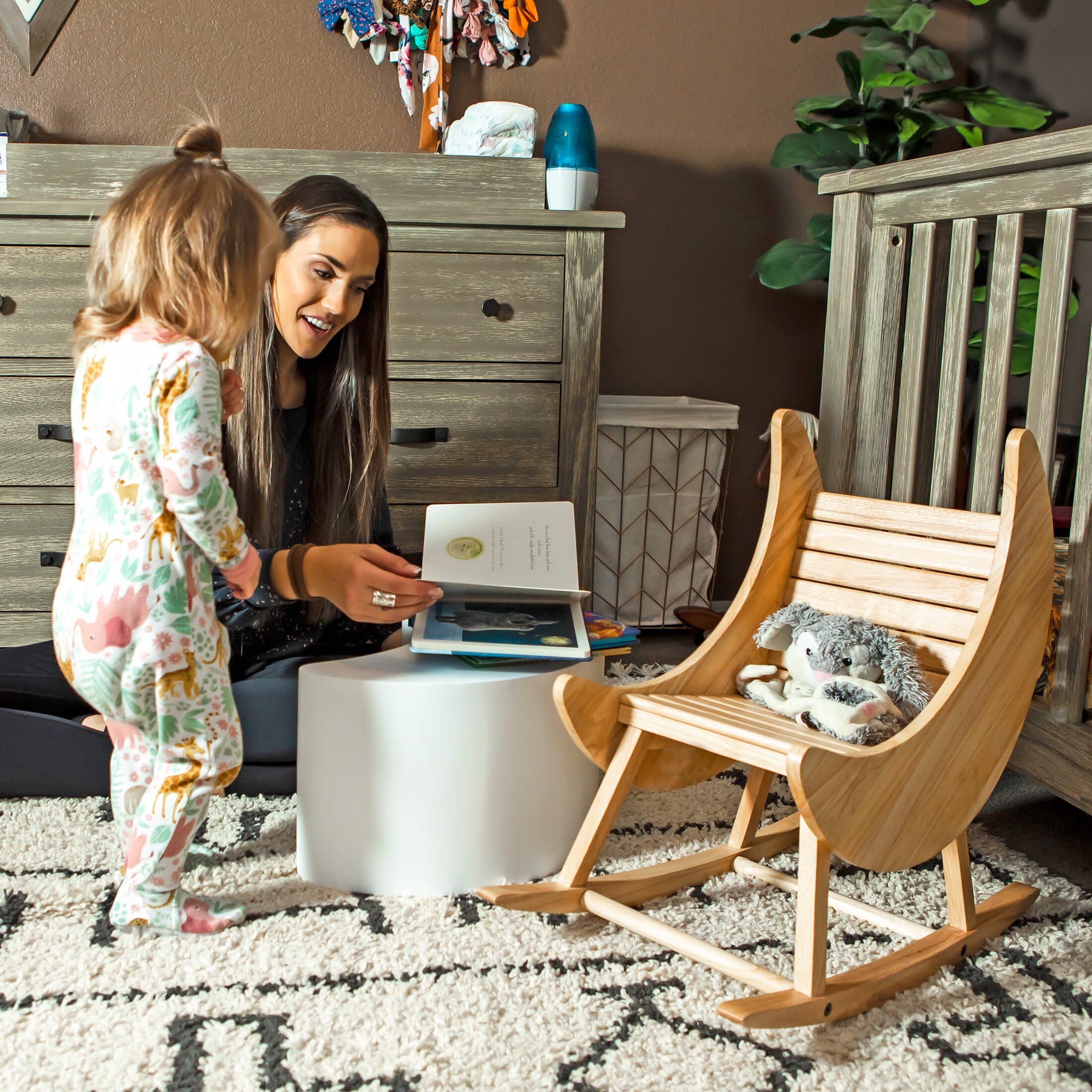 Crescent Moon Ottoman/table