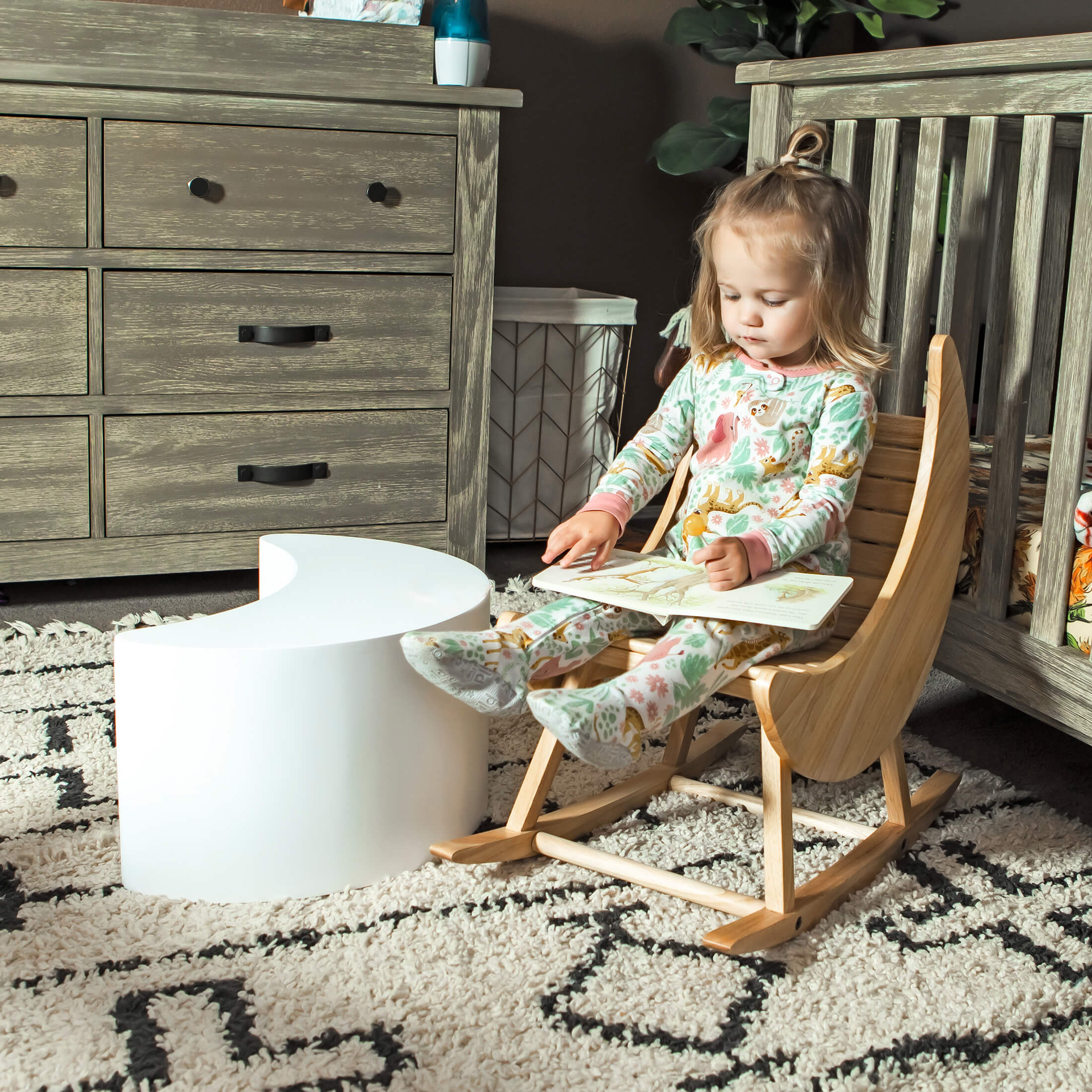 Crescent Moon Ottoman/table
