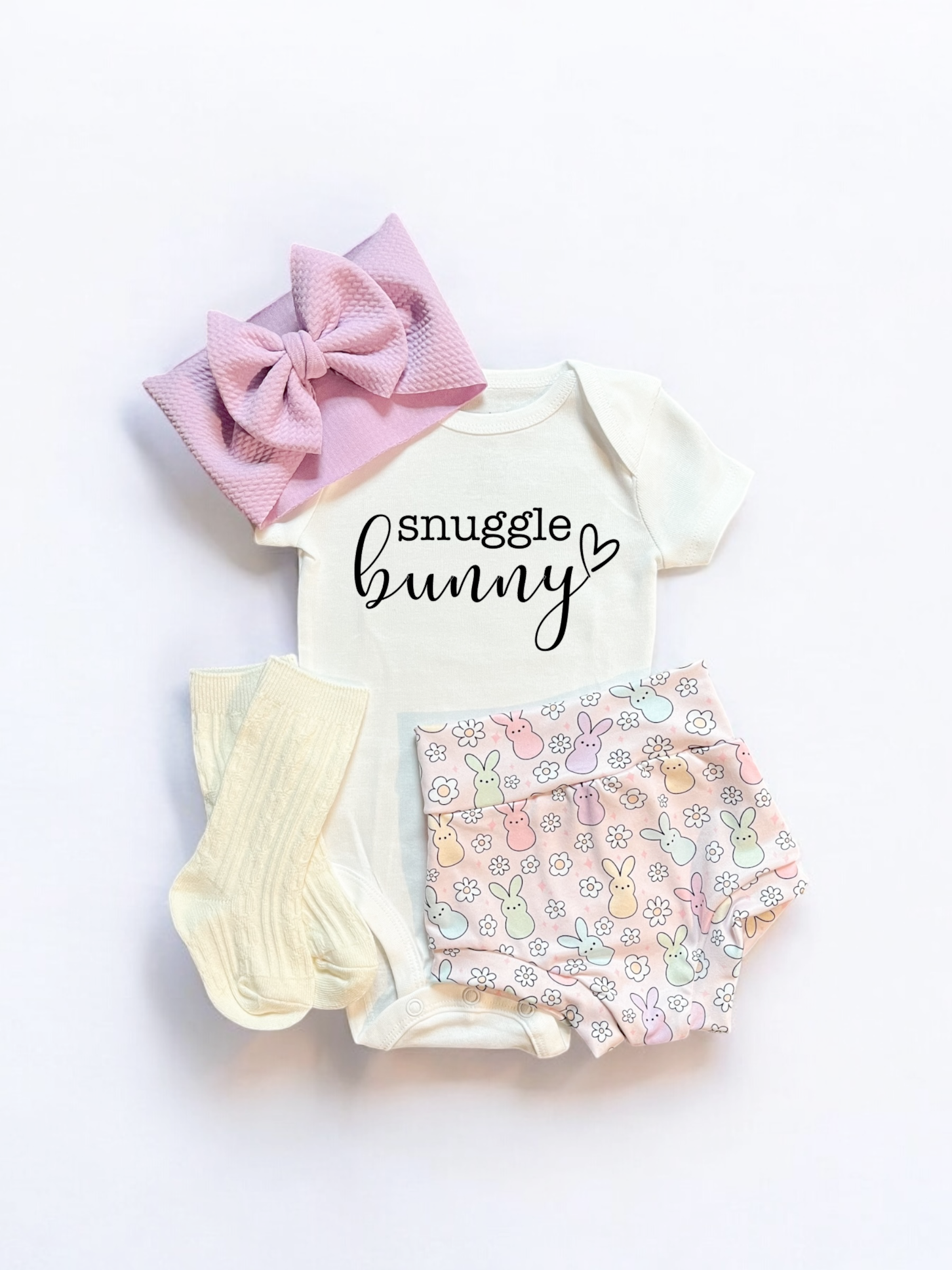 Snuggle Bunny Baby Bummies Easter Set