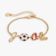 Soccer Goal Linear Bracelet