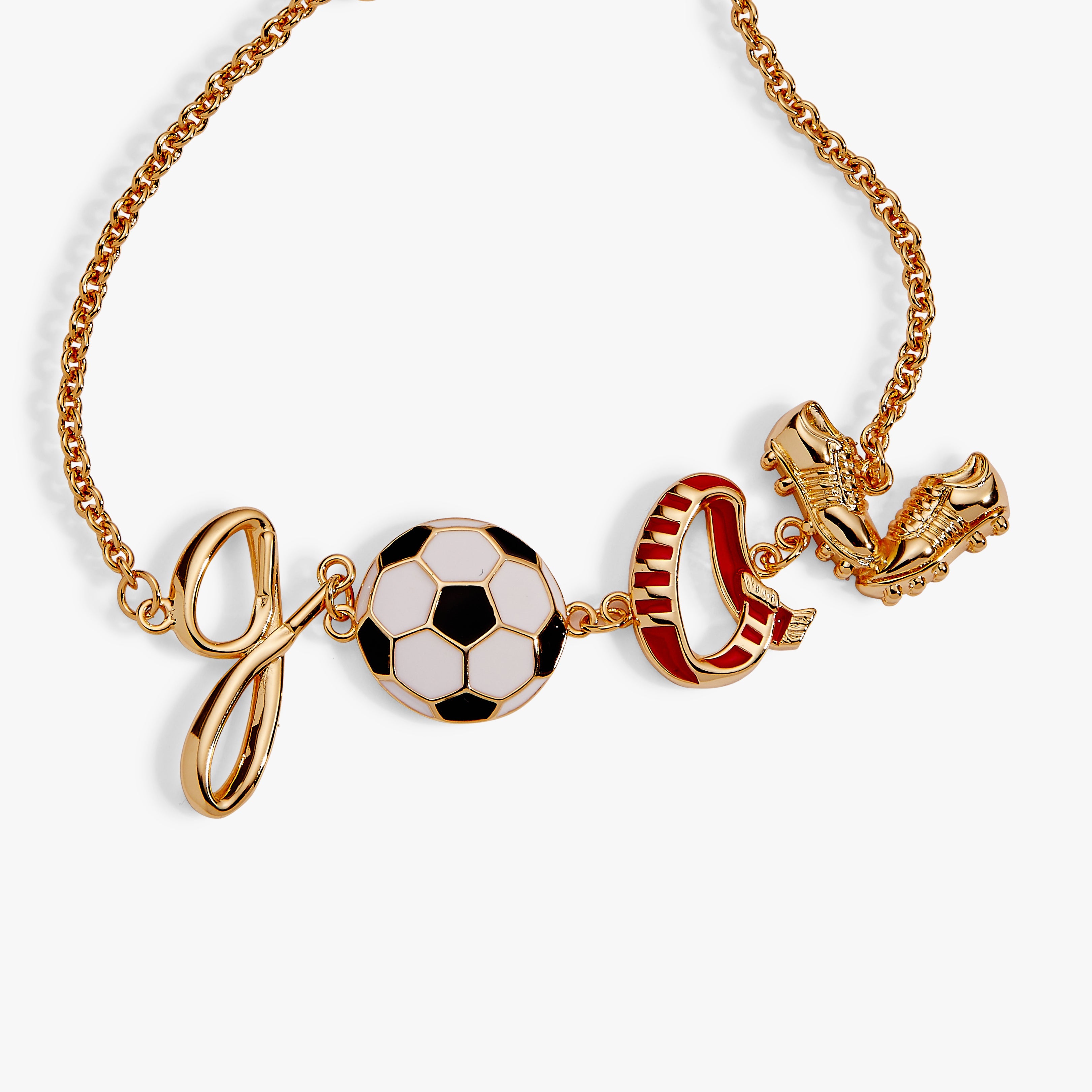 Soccer Goal Linear Bracelet