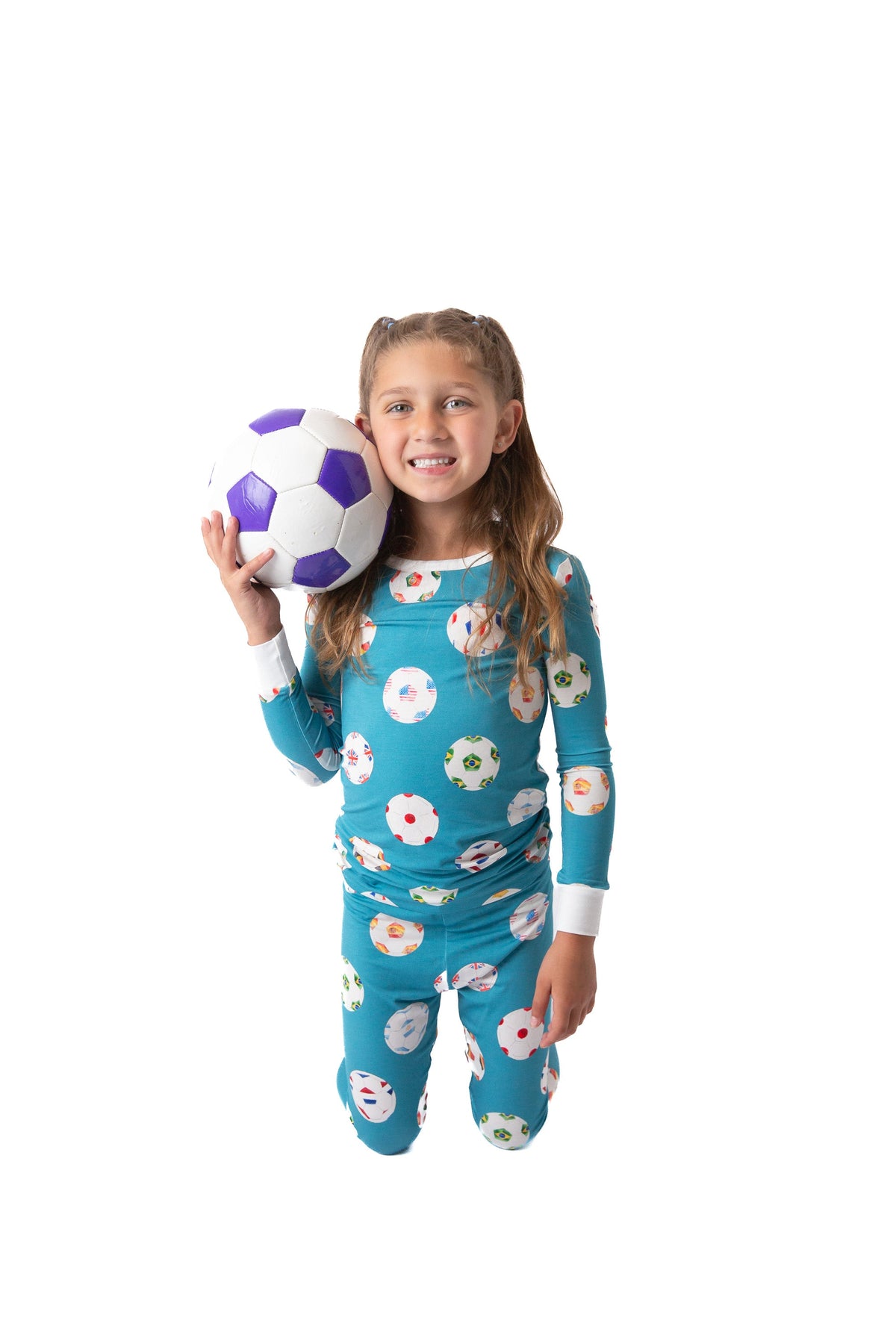 My First Soccer Toddler Bamboo Pajamas | Soccer Two Piece Sleepwear