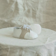 Soft Soled Saddle Shoe - White/ecru