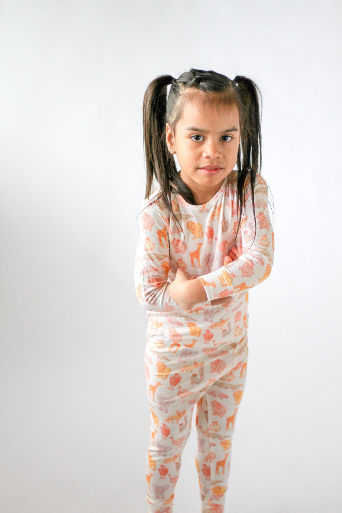 My First Zoo Trip Toddler Pajamas | Animal Print Kids Sleepwear |