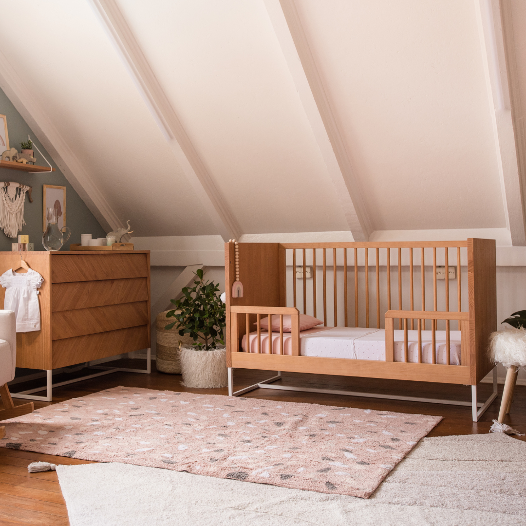 Boho Noah Convertible Crib In Hazelnut -