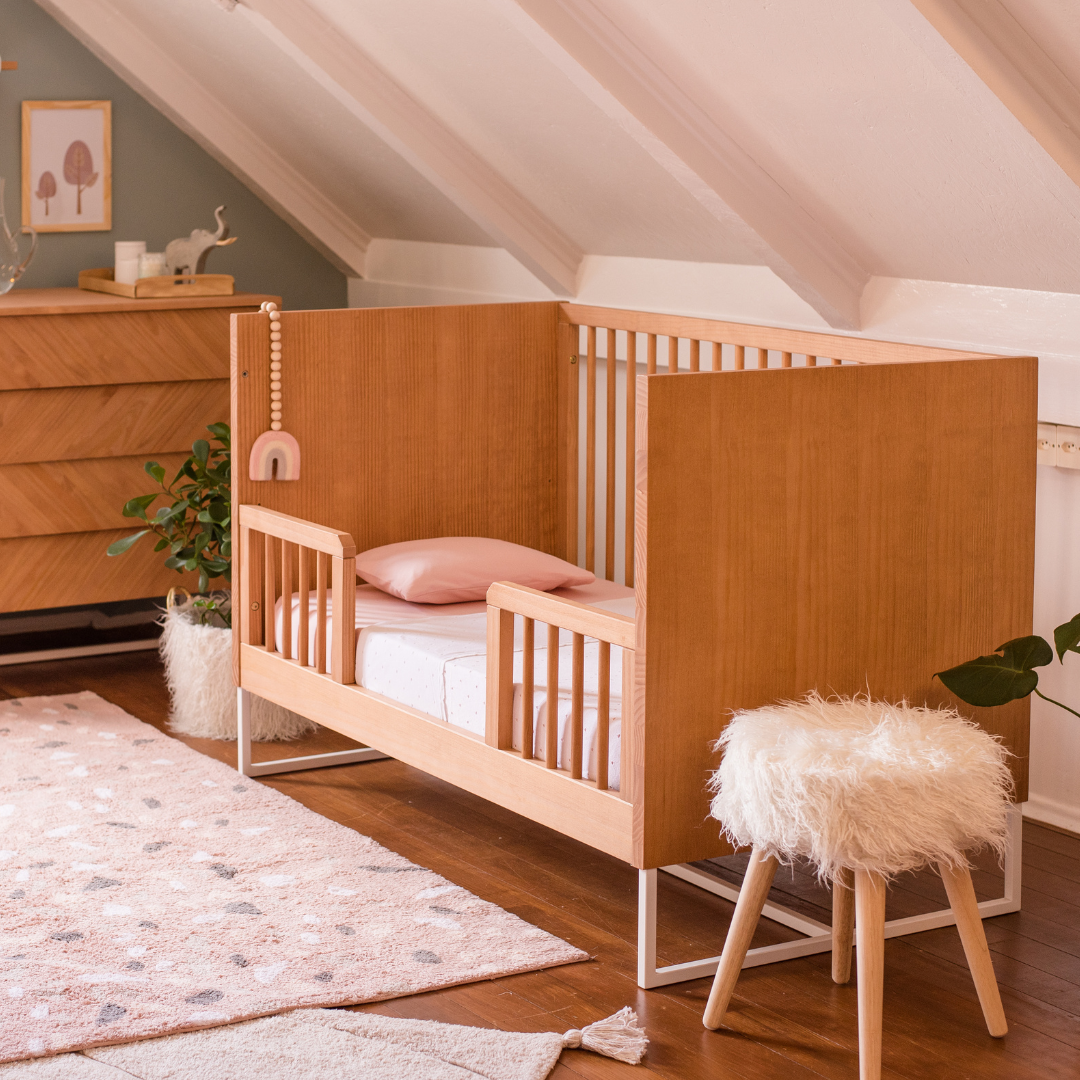 Boho Noah Convertible Crib In Hazelnut -