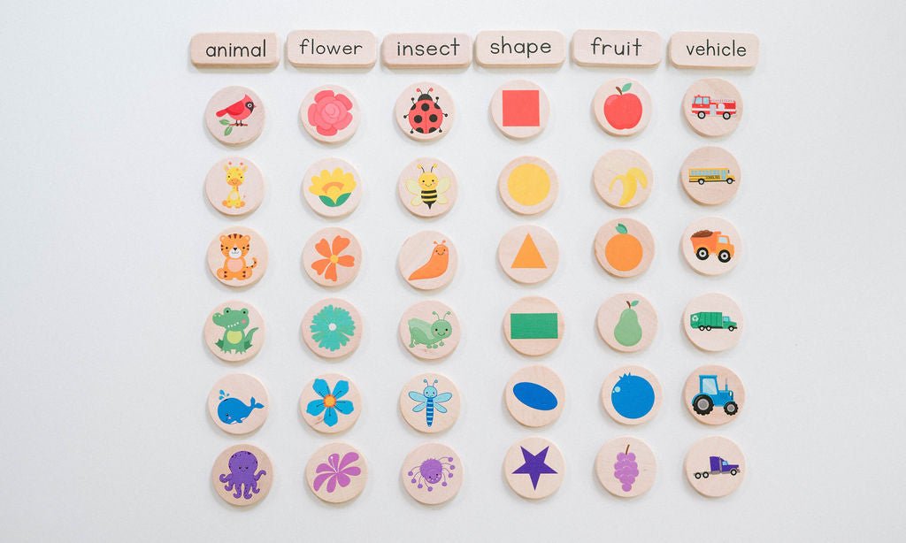 Sorting Tile Game For Preschool