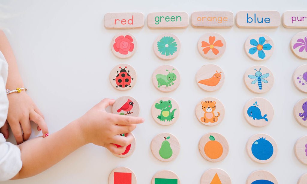 Sorting Tile Game For Preschool