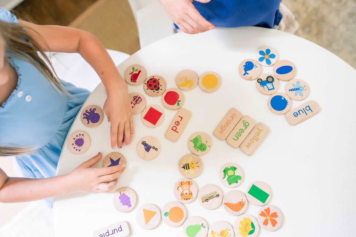 Sorting Tile Game For Preschool