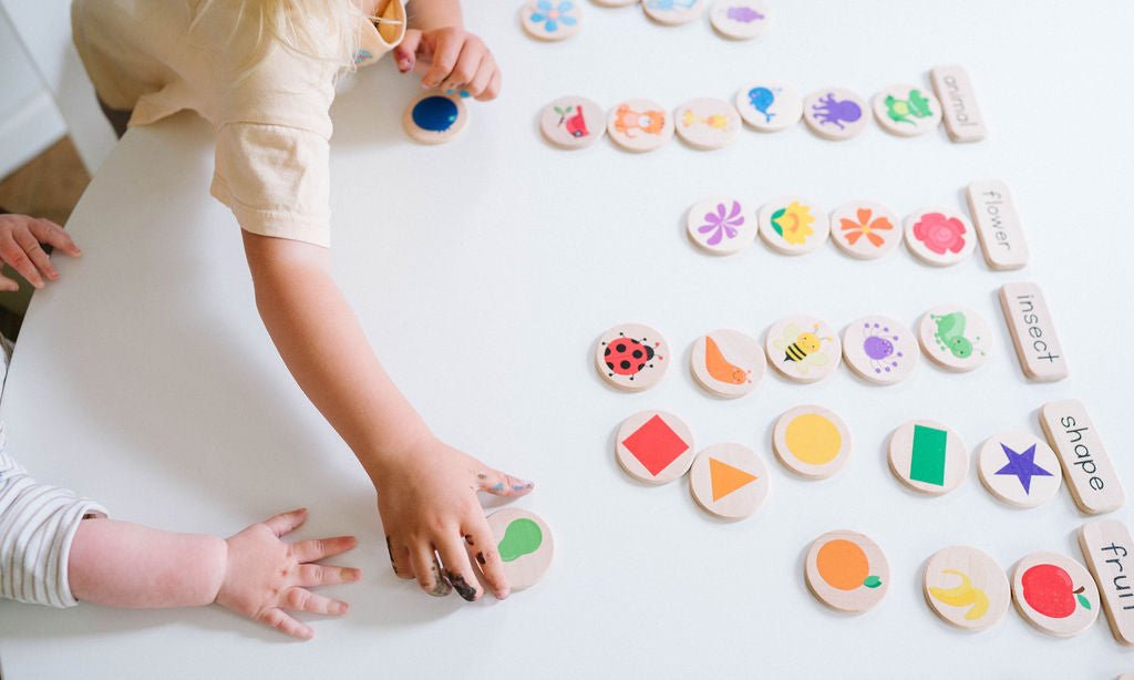 Sorting Tile Game For Preschool