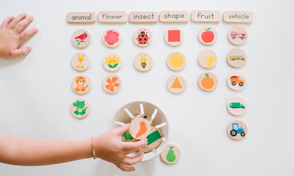 Sorting Tile Game For Preschool