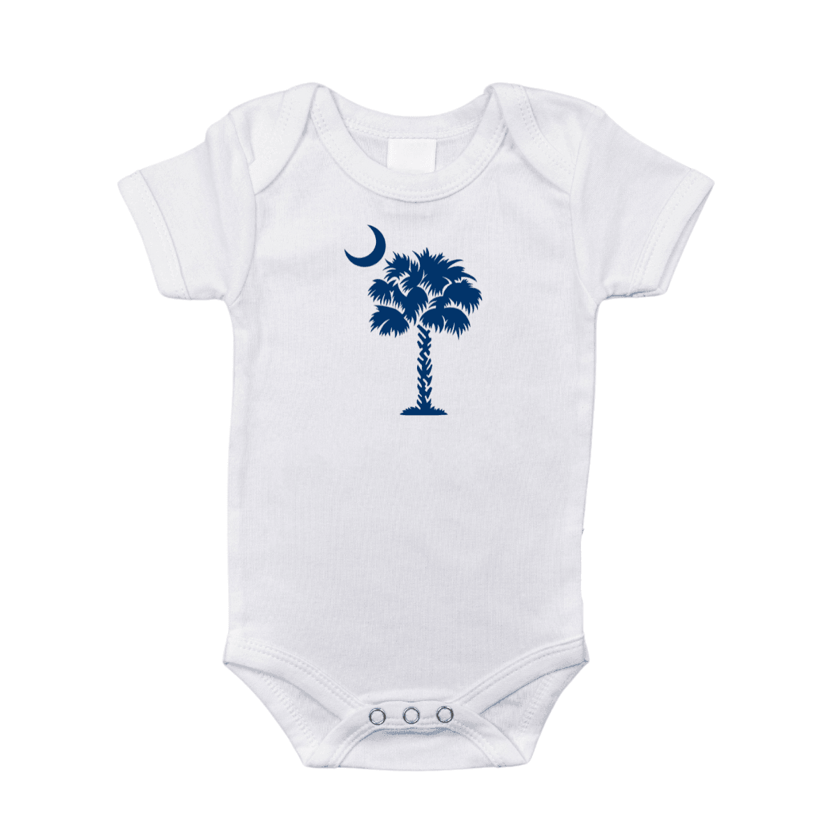 South Carolina Palmetto Moon Newborn Gift Bundle: Swaddle, Bib & Onesie