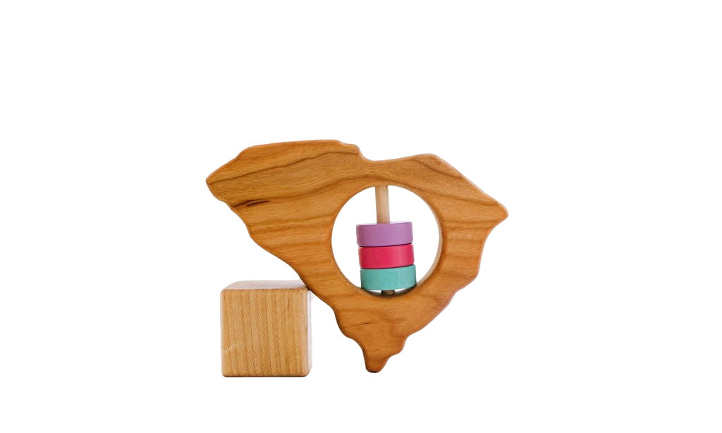 South Carolina State Wooden Baby Rattle™