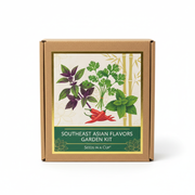 Southeast Asian Flavors Garden Kit | Basil, Cilantro, Mint & Jalapeno Pepper |