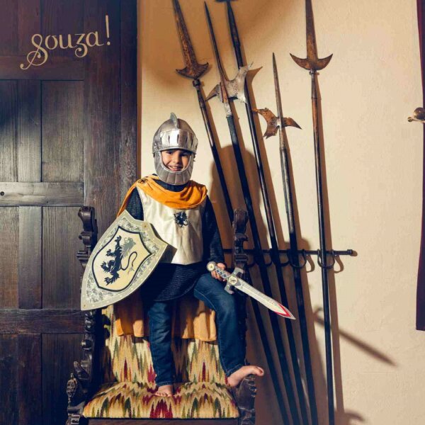 Ramon Knight Helmet  - Costume Accessory For Kids - Carnival & Festive Use