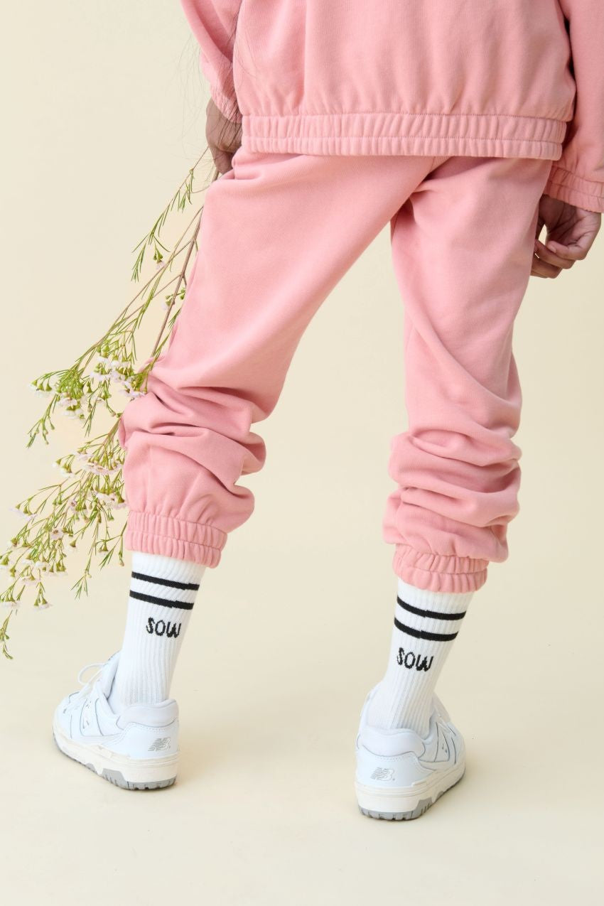 Relaxed Cotton Straight Leg Sweatpant
