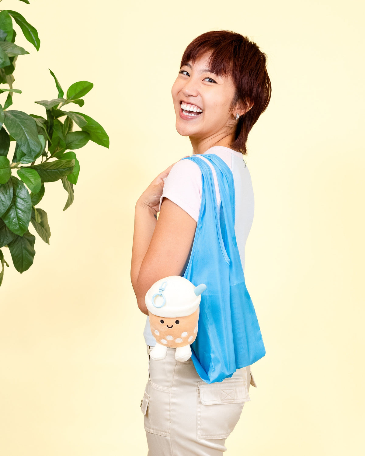 Milk Tea Plush: Boba Tote