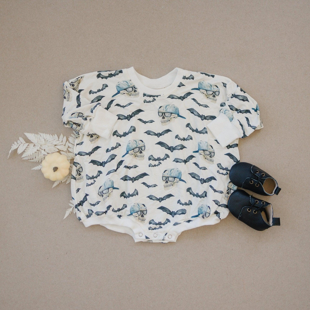 Spooky Bro Bamboo Bubble Romper Or Crewneck Sweatshirt