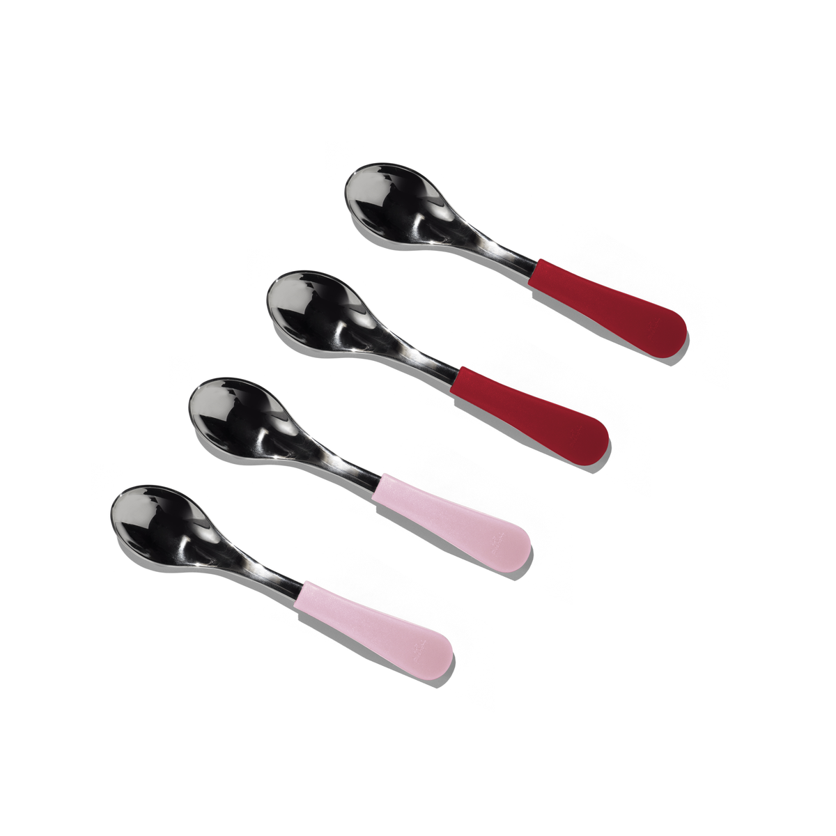 Avanchy Stainless Steel Baby Spoons 2 Pack. (Older Babies)