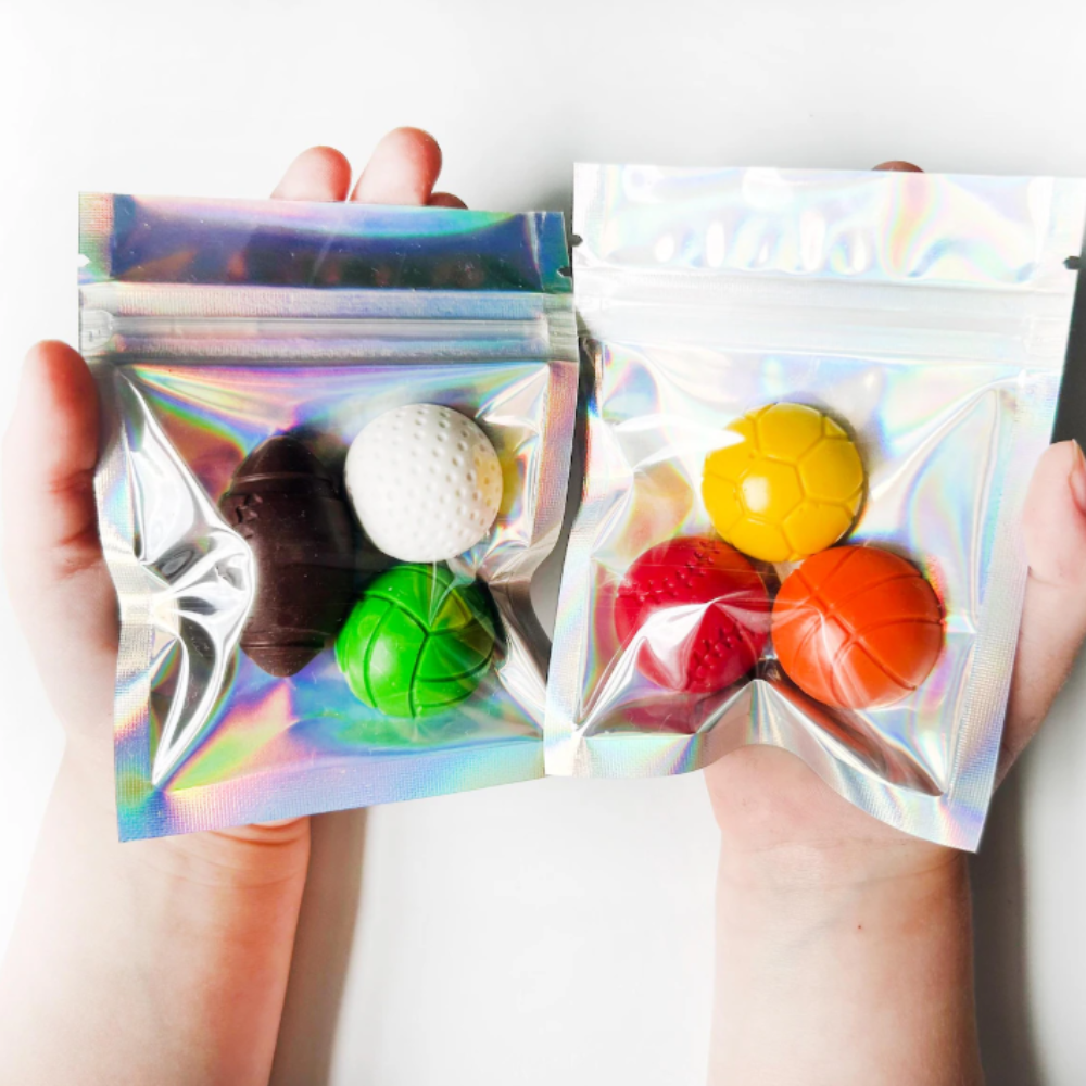 Sports Ball Crayons Set