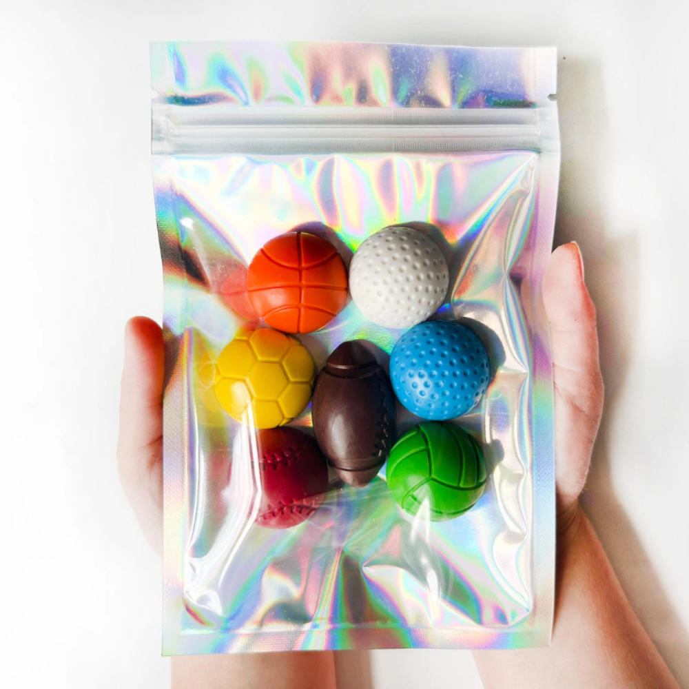 Sports Ball Crayons Set