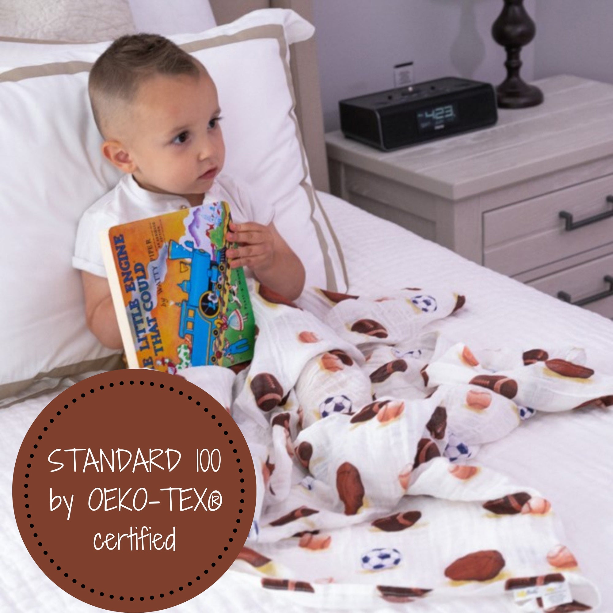 Go Sports! Swaddle Blanket