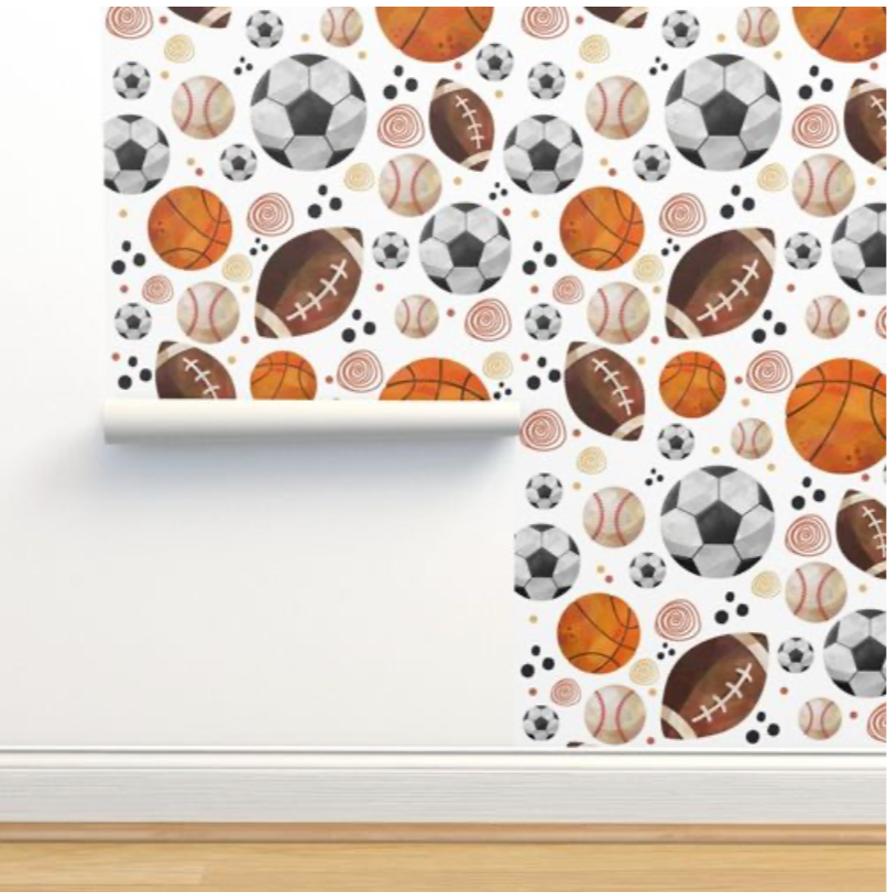 Butterflies & Wild Flowers Wallpaper - Nursery Wall Decor Wallpapers
