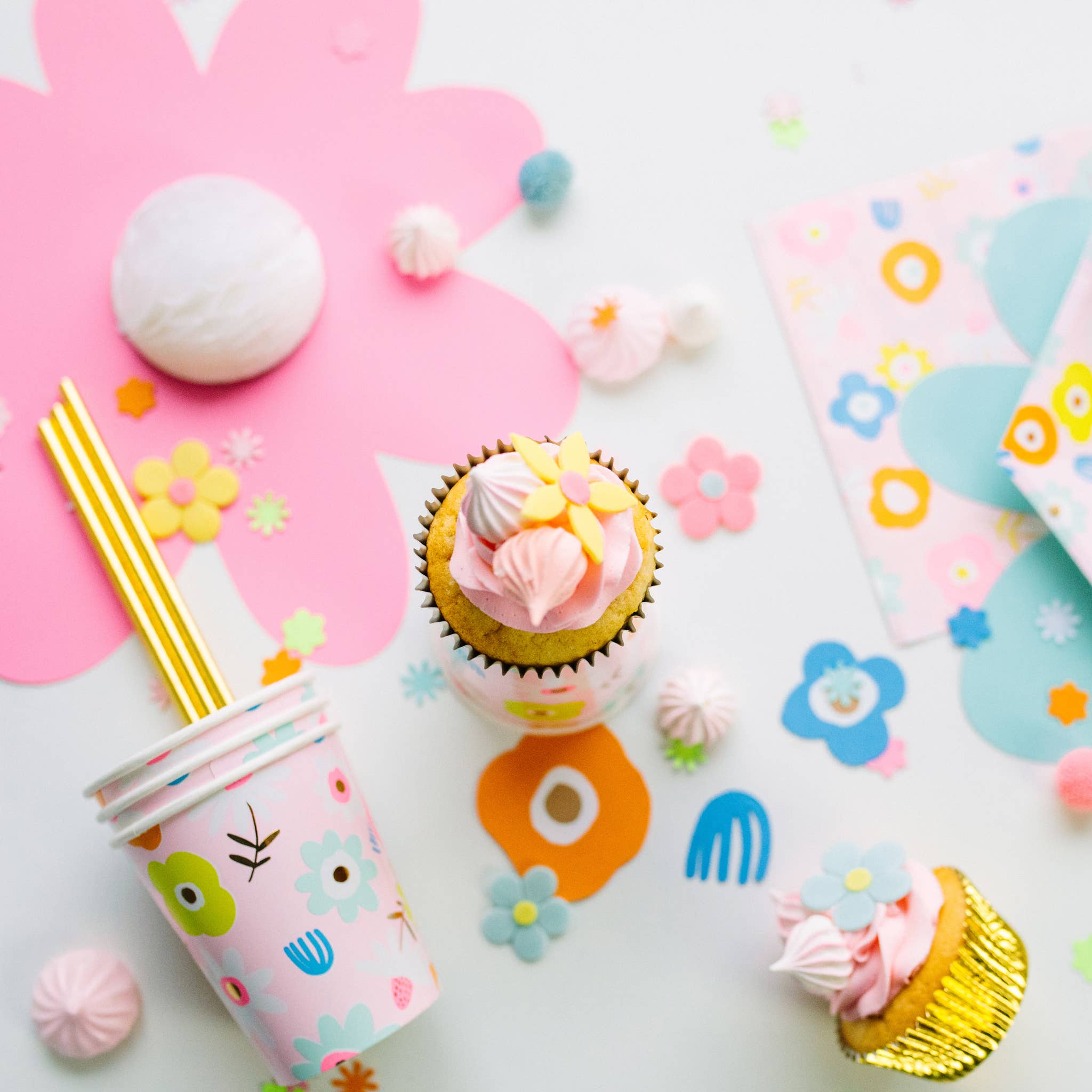 Floral Paper Napkins