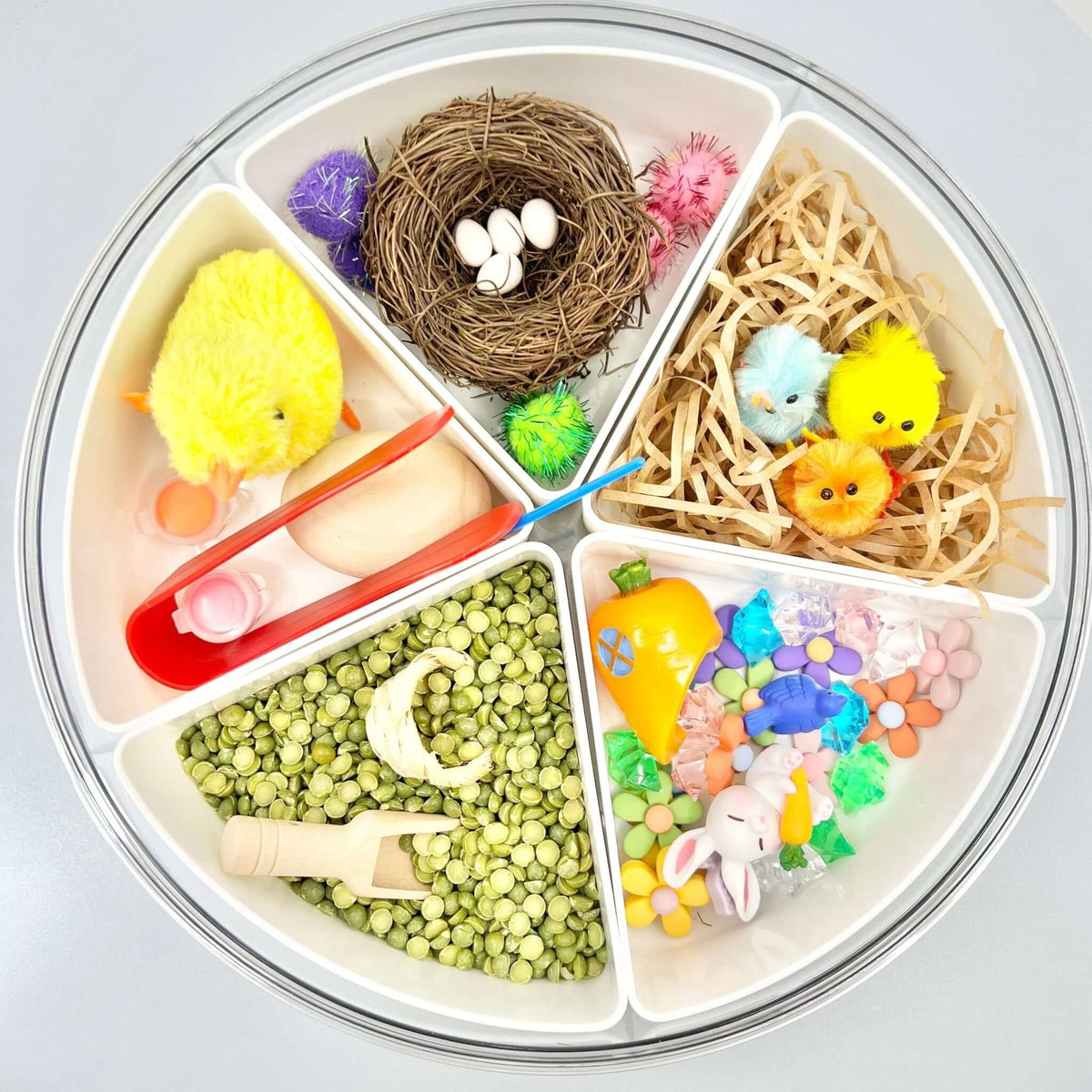 Spring Garden, Play Set With Lentils