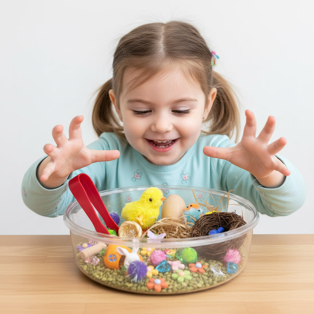 Spring Garden, Play Set With Lentils
