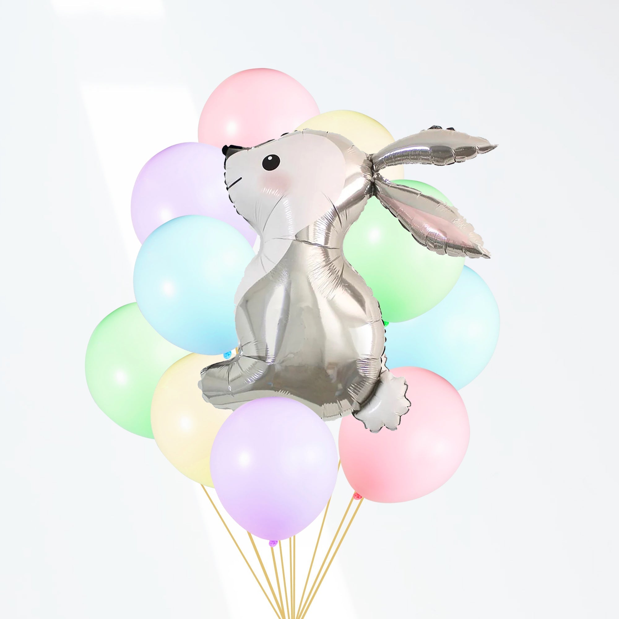 Rabbit Pastel Balloon Bouquet