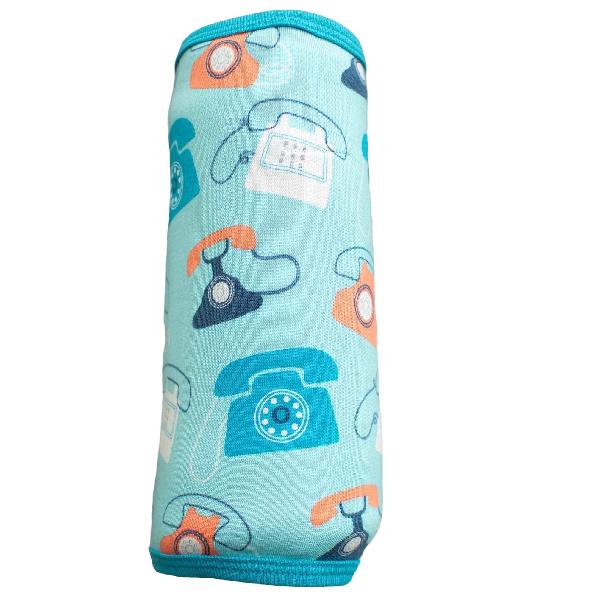 Blue Telephone Swaddle