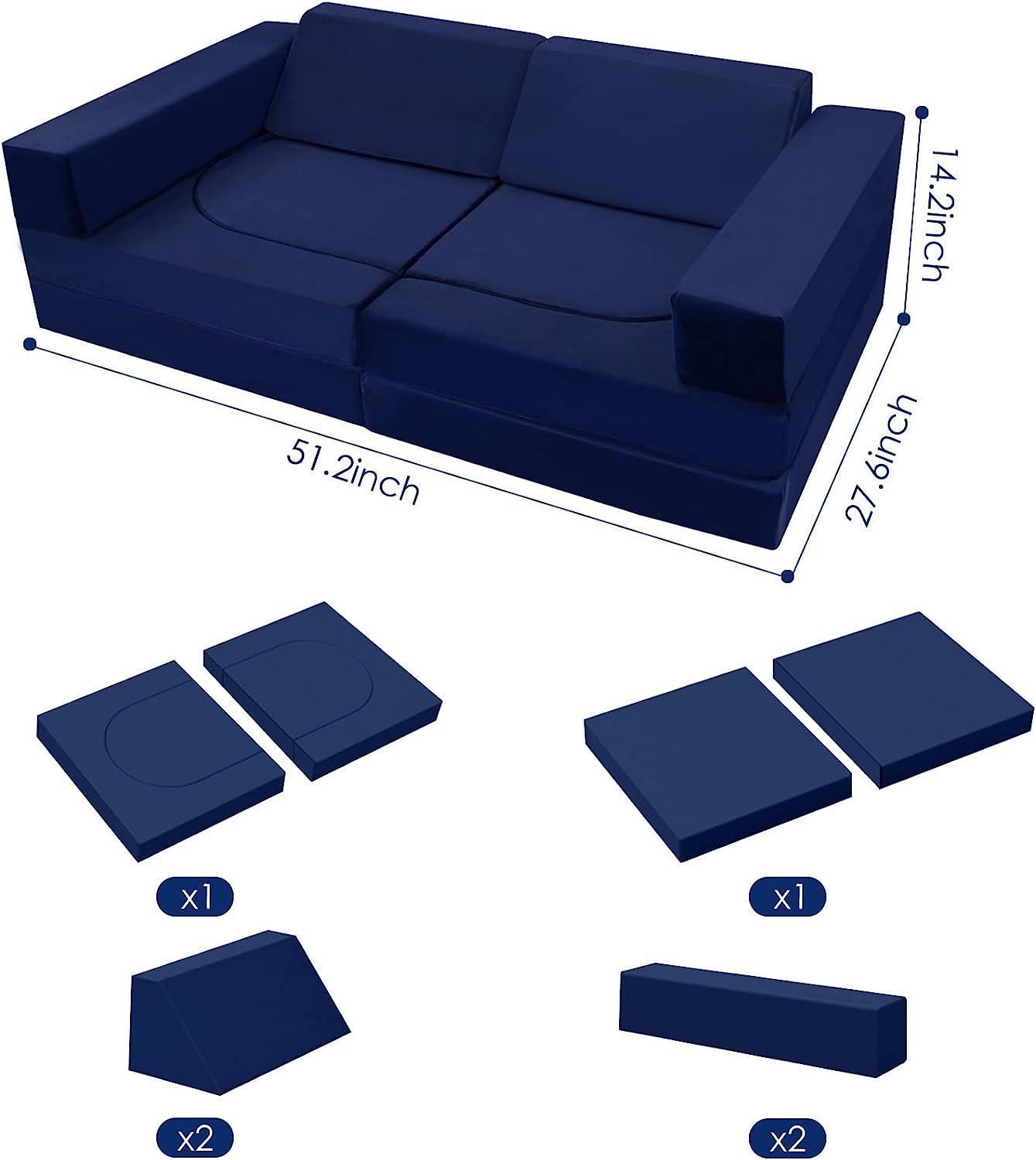 10-piece Kids Play Couch|glowsofa