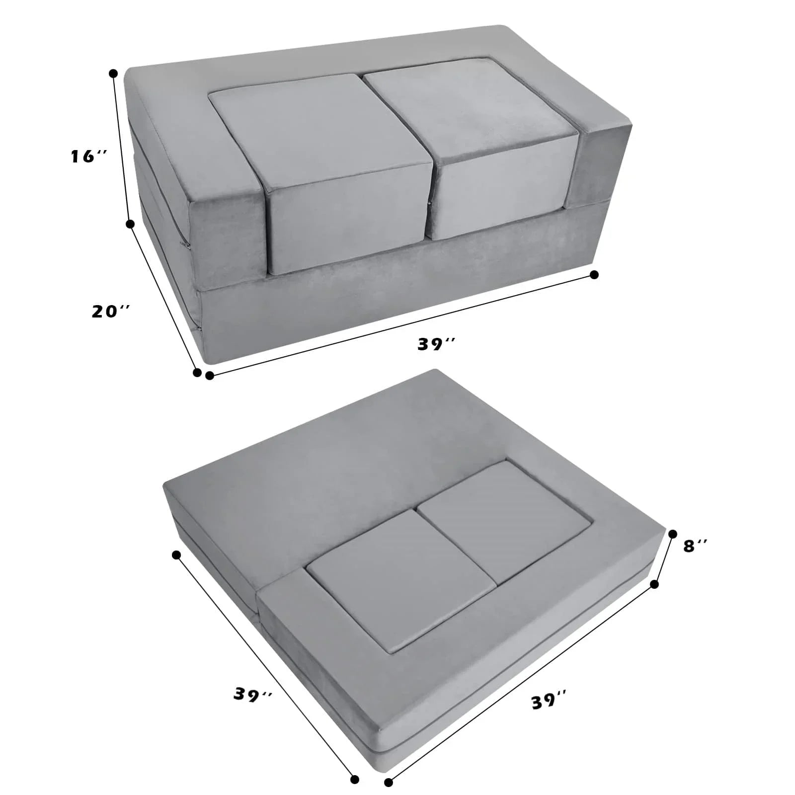 Convertible Kids Modular Couch