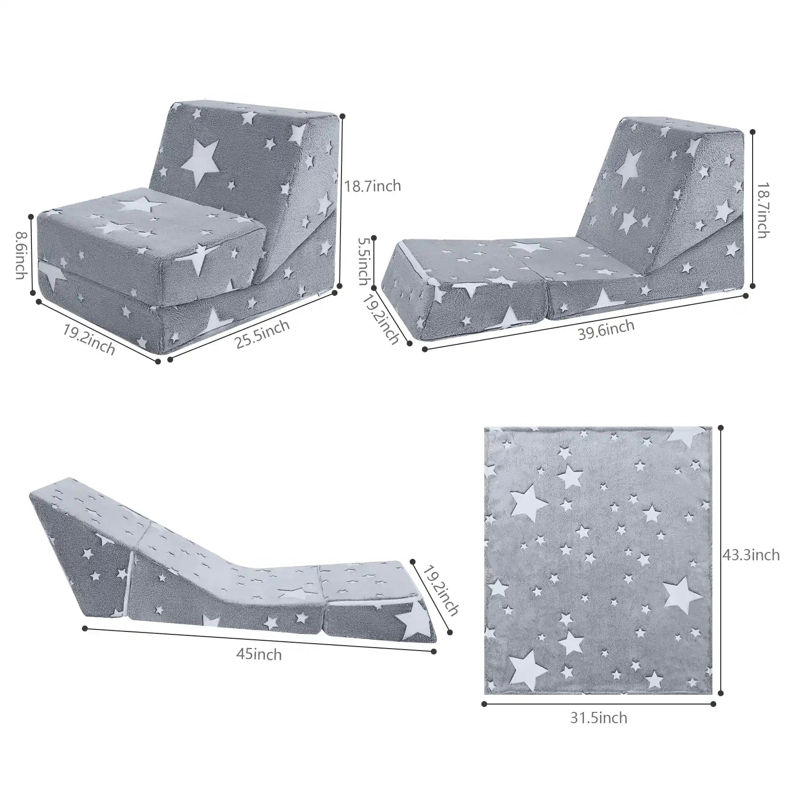 Children's Fold Out Sofa-kids Sofa Bed