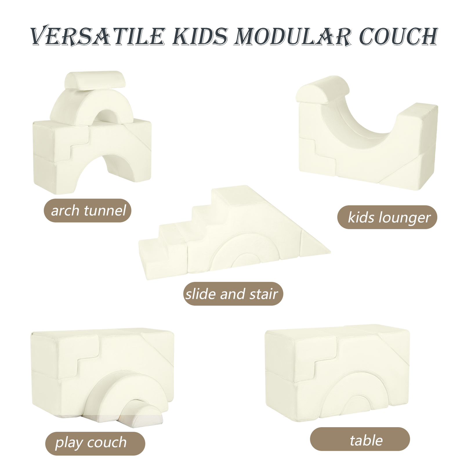 Kids Modular Couch-climbing Play Couch