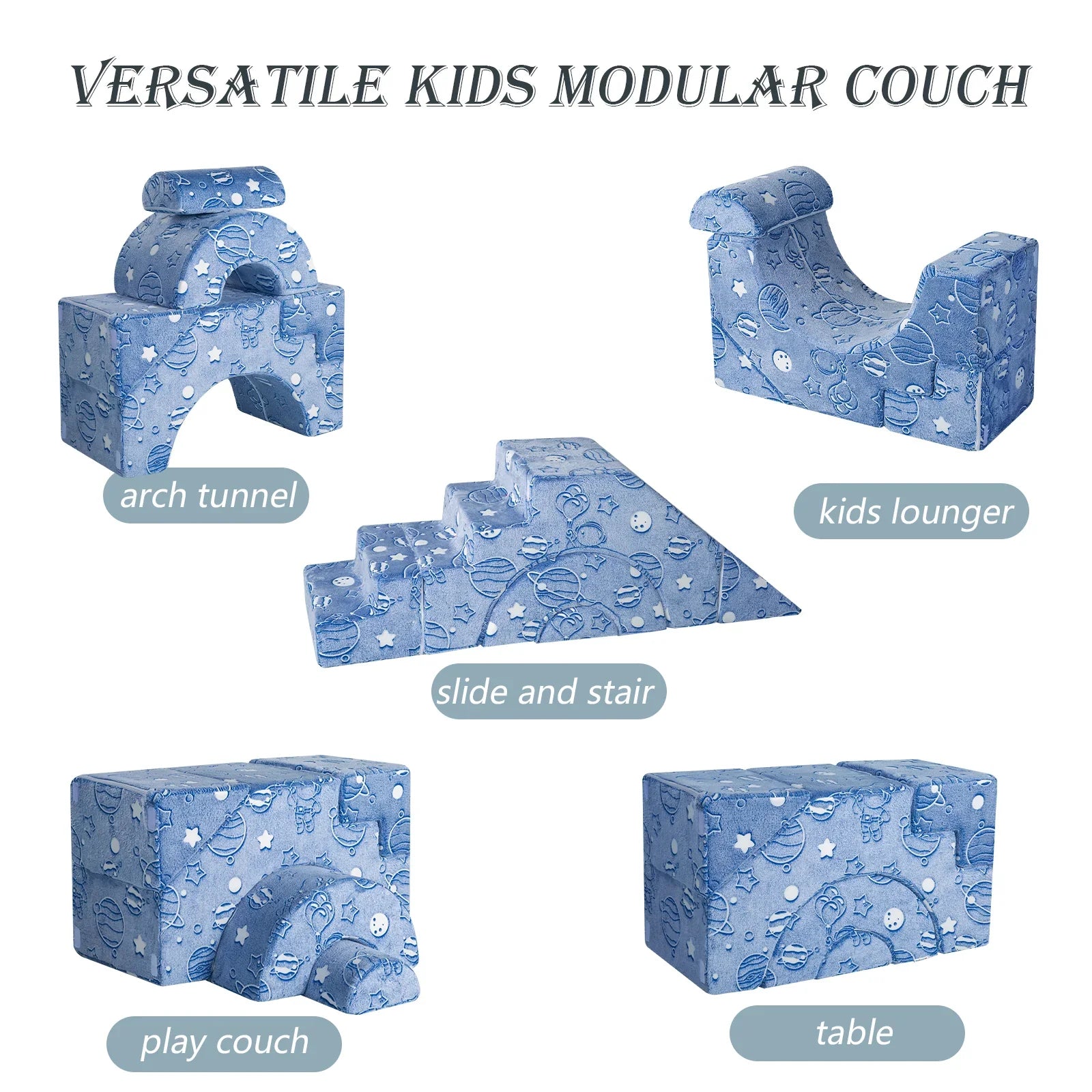 Kids Modular Couch-climbing Play Couch