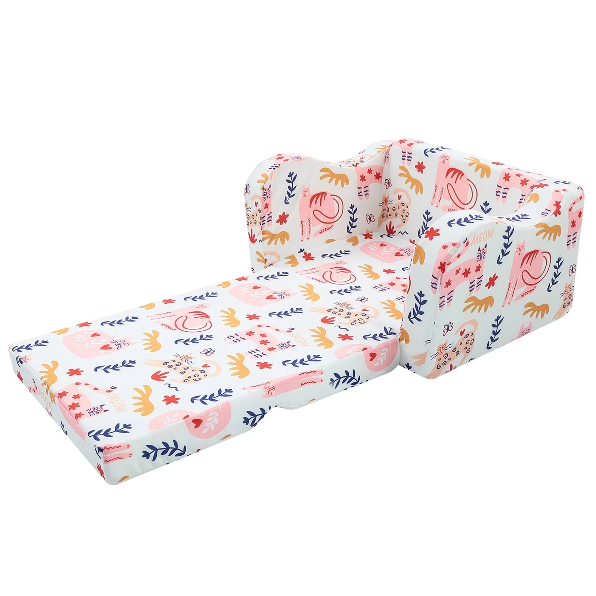 Children's Fold Out Sofa With Patterns