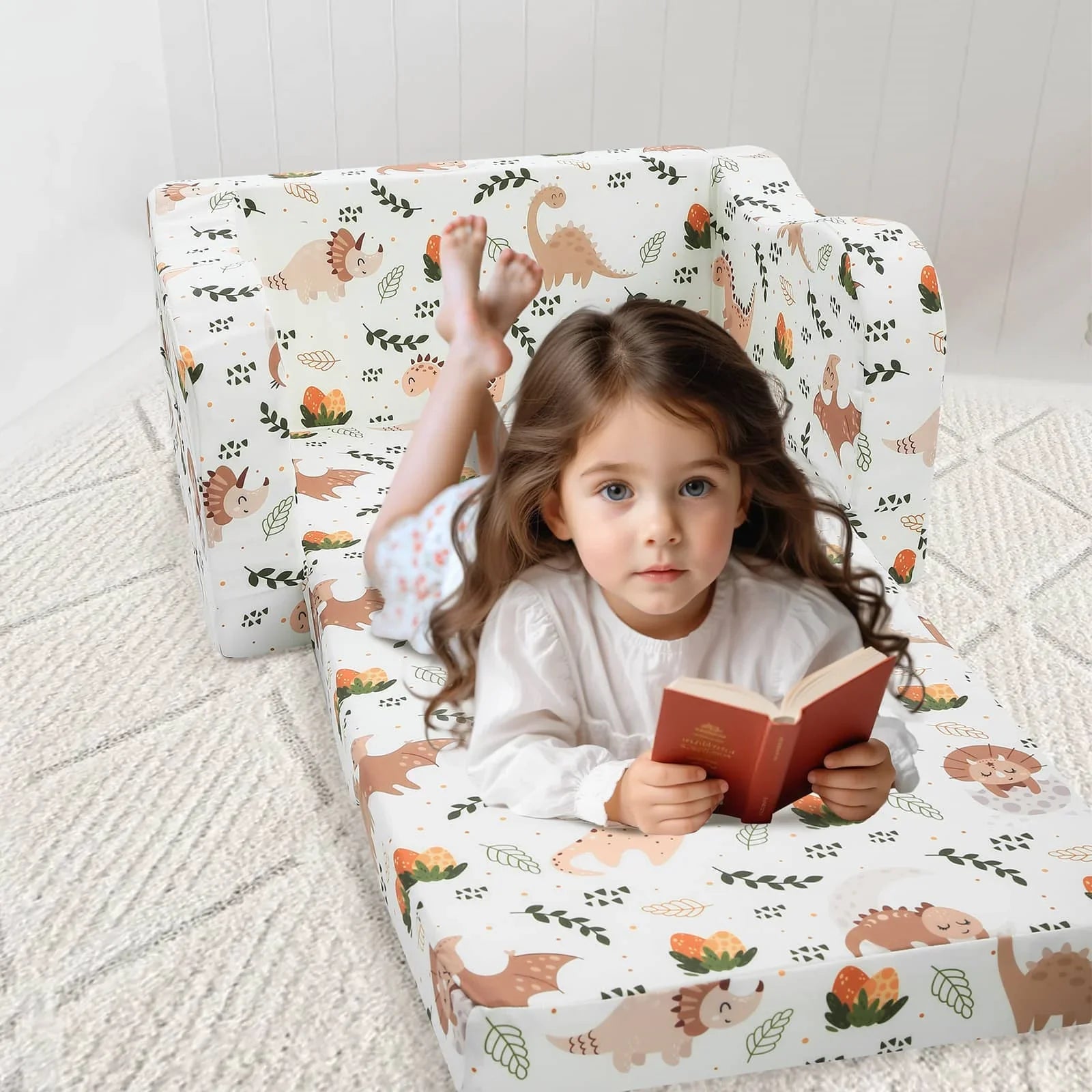 Children's Fold Out Sofa With Patterns
