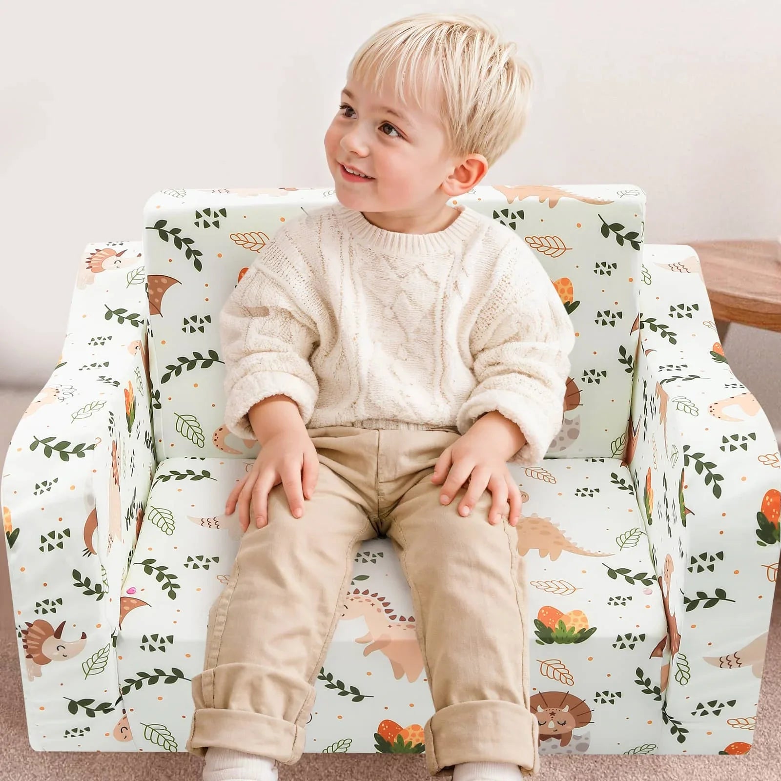 Children's Fold Out Sofa With Patterns