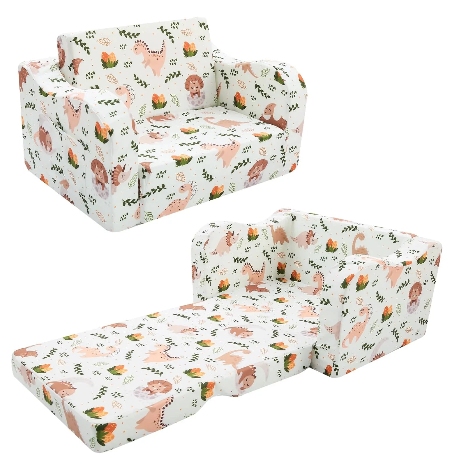 Children's Fold Out Sofa With Patterns