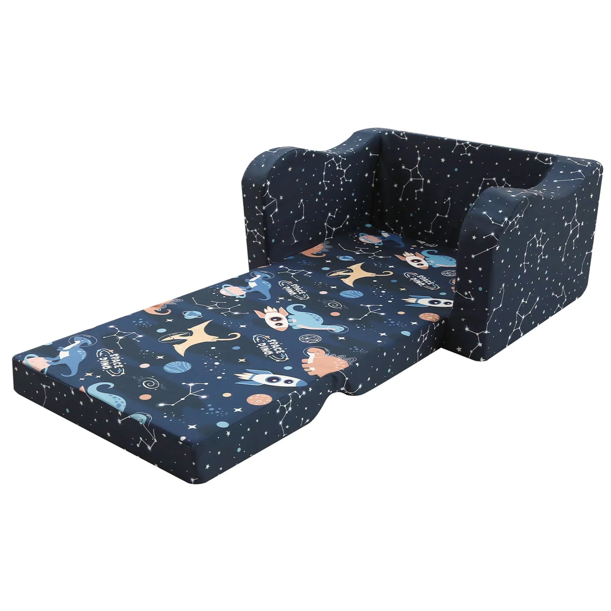 Children's Fold Out Sofa With Patterns